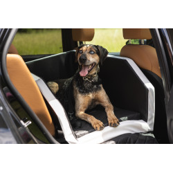 Modul-Hundebett für Rückbank mit Matratze und Sicherheitsgurt 55x100 cm